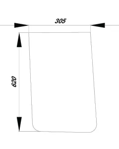 Kramp - D8092 - Windscreen Lower