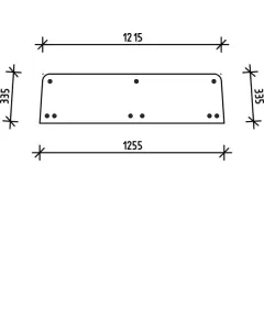 Kramp - D8509 - Upper Rear Window
