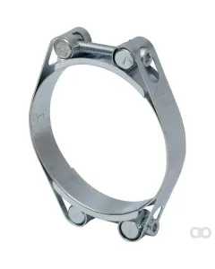Kramp - DBHC100110 - Hose Clamp, 100-110mm Double Bolt, Double Band DIN912 Zinc Plated Kramp