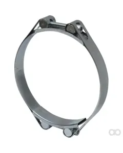 Kramp - DBHC150160 - Hose Clamp, 150-160mm Double Bolt, Double Band DIN912 Zinc Plated Kramp