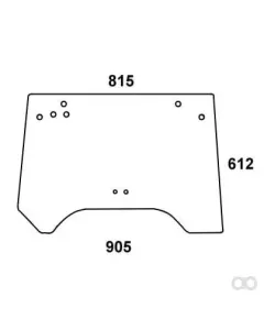 Kramp - ER047753N - Rear Window