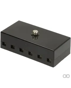 Kramp - FB10008KR - Fuse Box Ceramic 6 Way, 12/24V, Screw Terminals