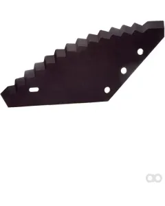 Kramp - FM01134C - Mixing Trailer Knife, Carbide, 528x274x6 mm, Diameter 19.5 mm