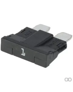 Kramp - FS1801PKR - Fuse Standard Blade 80V 1A Black Pack 10x Kramp