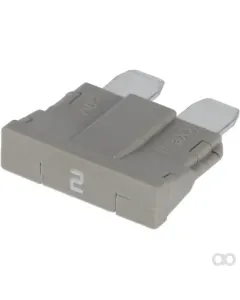 Kramp - FS1802PKR - Fuse Standard Blade 80V 2A Grey Pack 10x Kramp