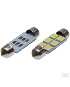 Kramp - GL249466000P02 - Bulb LED, 24V SV8.5, White, 10x41 Off-Road (2x)