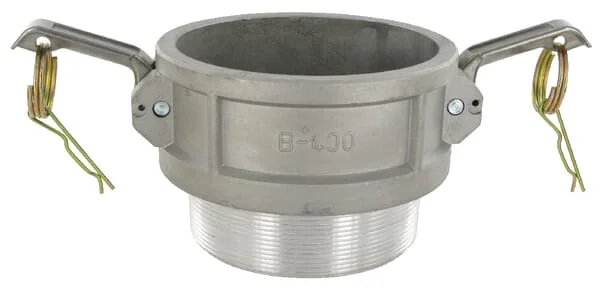 Kramp - HCN100BAL102 - Camlock Coupling Type B 4" Male Thread, Aluminum