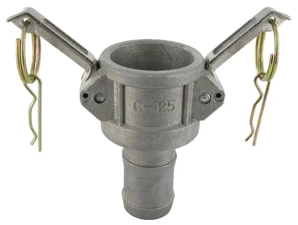 Kramp - HCN100CAL032 - Camlock Type C 1 1/4" Hose End, Aluminum