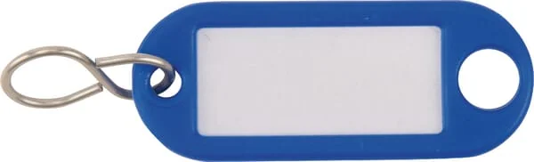 Kramp - HG1000BL - Key Ring Blue With Label