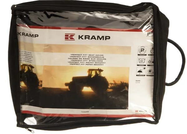 Kramp - I60646KR - Tailored Seat Cover, PVC, Black, Designed For Sears