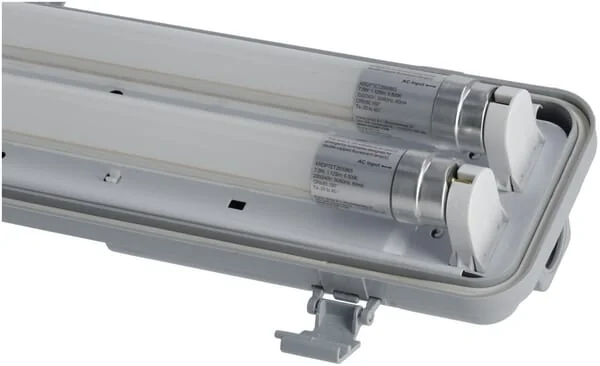 Kramp - KRDPT60072X865 - LED TL Luminaire With Tube - 2x7.5W 60cm 6500K