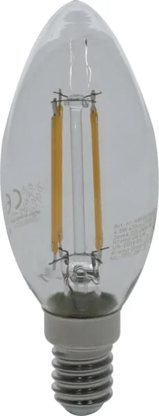 Kramp - KRFBC3545E14 - LED Filament Bulb - Candle C35 E14 4.5W