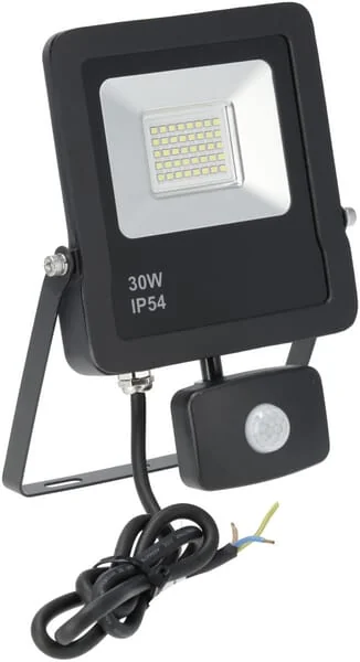 Kramp - KRFL30840SBK - LED Floodlight, 30W, 4000K Sensor