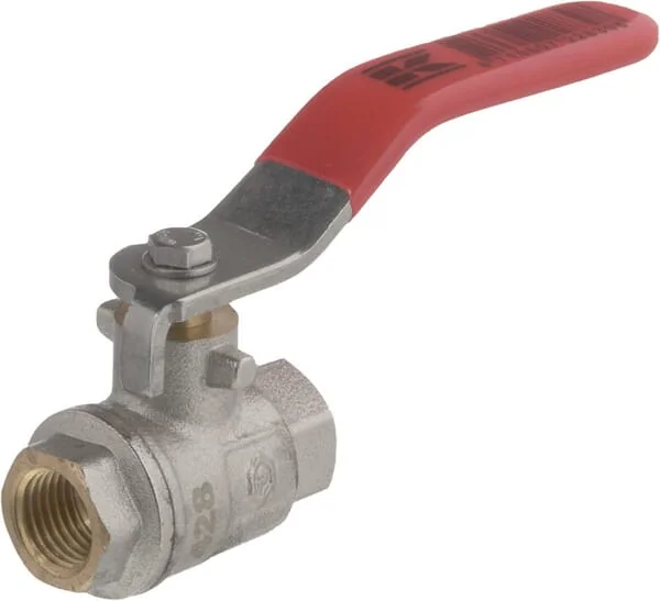 Kramp - KS14FKR - Ball Valve BSP 2x Female 1/4" + SS Handle