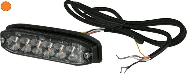 Kramp - LA20076TA2 - Flashing Warning Light, Amber, 6 LEDs TA2