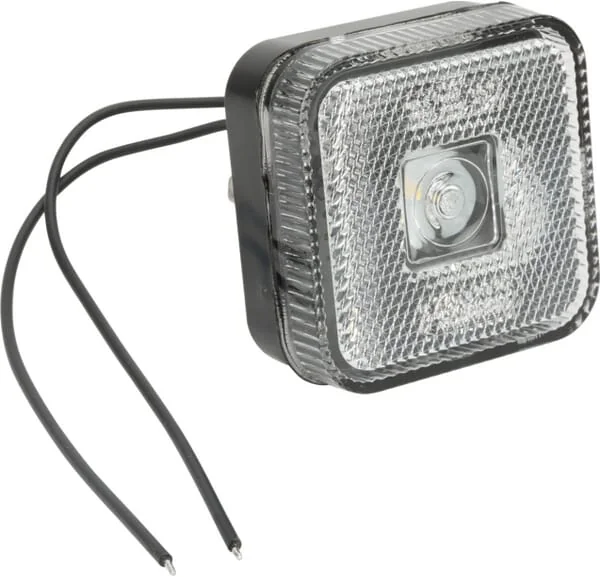 Kramp - LA30137 - Marker Light LED, Square, 12-24V, 65x65x28mm