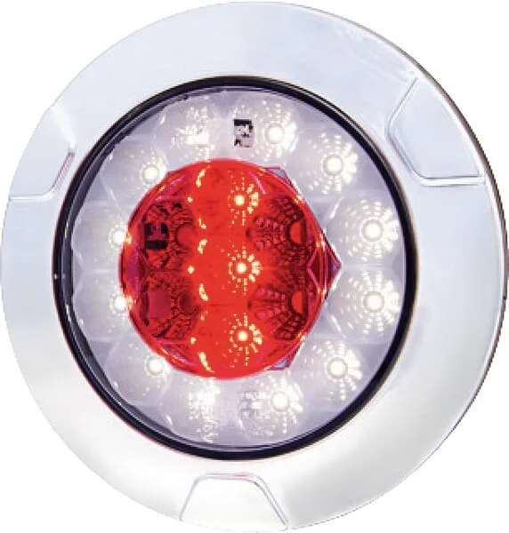 Kramp - LA40001 - Rear Light LED, Round, 12-24V, Diameter 152mm
