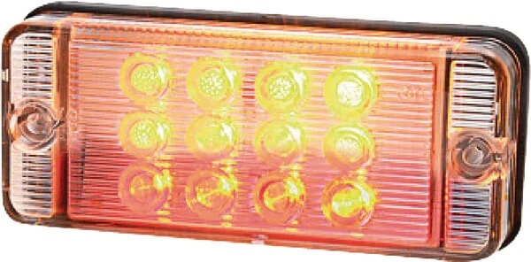 Kramp - LA40010 - Multifunction Rear LED Light, Rectangular, 12-24V, 107.4x46.7x23mm, 5-Pin