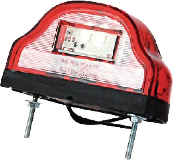 Kramp - LA41001 - LED Number Plate Light, 12-24V, Red, 101x58.5x59.6mm