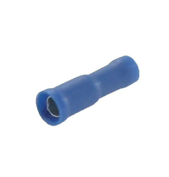 Kramp - LA9330KR - Bullet Connector Female, Blue, 1.5-2.5mm² 5mm 100 Pcs