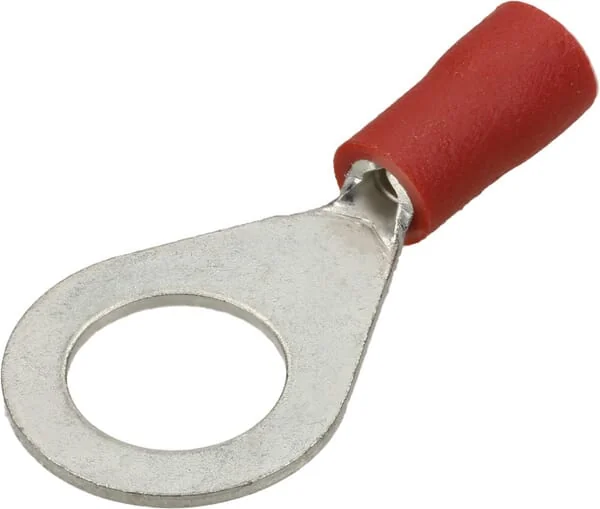 Kramp - LA9385KR - Ring Connector, Red, 0.5-1mm² Diameter 8mm
