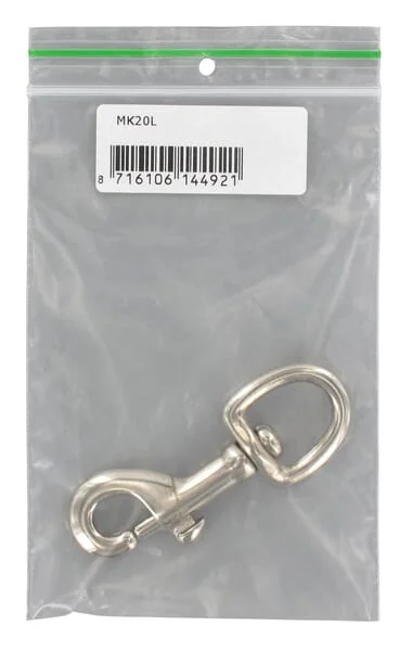 Kramp - MK20L - Carabiner With Ring Galvanized 3/4