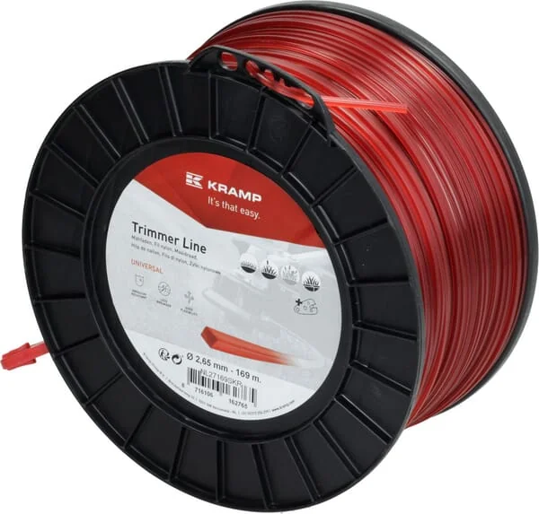 Kramp - NL27169SKR - Trimmer Line Diameter 2.65mm 169m Square Red Kramp