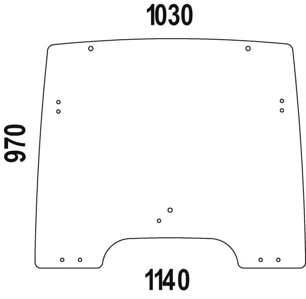 Kramp - R264822N - Upper Front Window