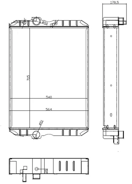 Kramp - RE63188N - Radiator