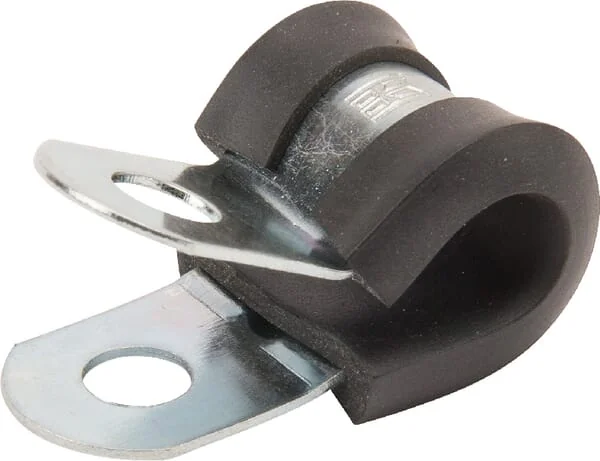 Kramp - SMSL08 - Pipe Clamp 8mm, Metal With Rubber Insert