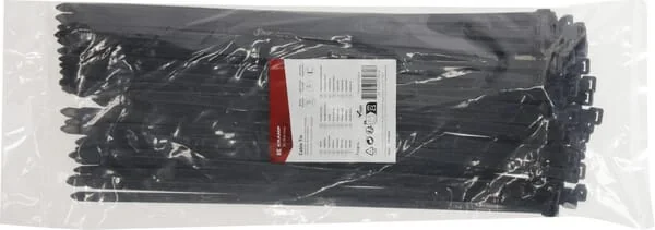 Kramp - TRBFW76370BLA - Cable Tie 7.6x370mm, FW Black, 100pcs