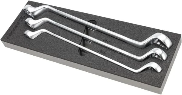 Kramp - TT801502 - Double Ended Ring Spanner Set 3 pcs (22-32mm)