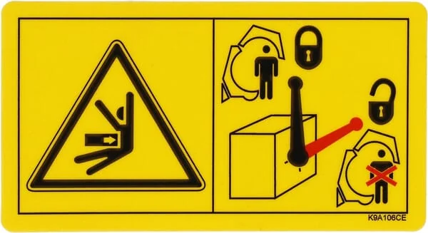 KUHN - K9A106CE - Safety Decal