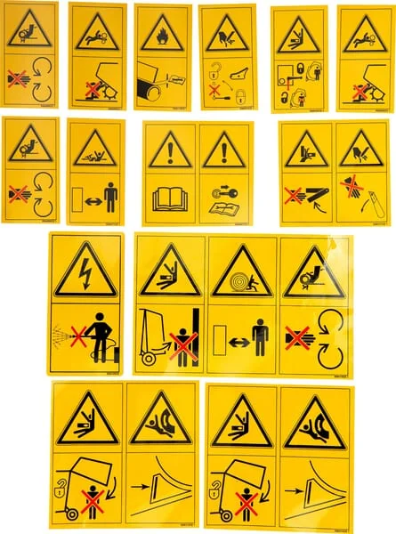 KUHN - Z4525960 - Safety Decals Set