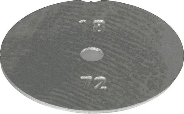 Lechler - 0500301C0400 - Dosing Orifice Plate Diameter Bore 1.8mm SS