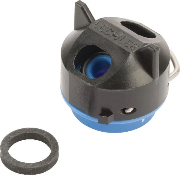 Lechler - 09216356 - Double Nozzle Cap, Bayonet, SW8/10, Blue, With Gasket, Lechler