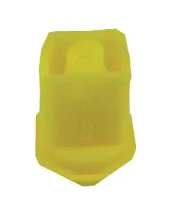 Lechler - IDKS8002POM - Air Injection Off-Centre Nozzle IDKS 80° 02 Yellow Plastic Lechler