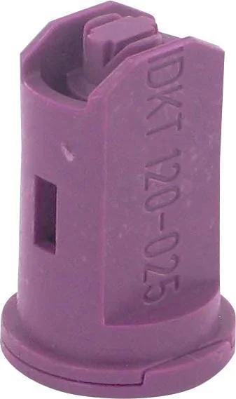 Lechler - IDKT120025POM - Air Injection Double Flat Fan Nozzle IDKT 120° 025 Violet Plastic Lechler