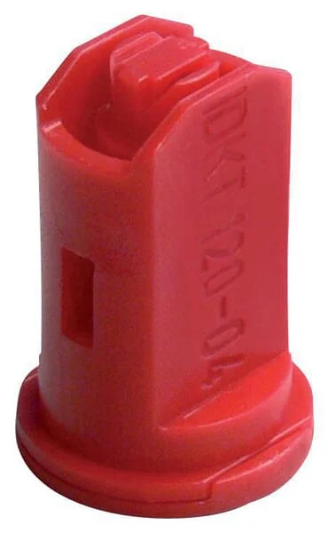Lechler - IDKT12004POM - Air Injection Double Flat Fan Nozzle IDKT 120° 04 Red Plastic Lechler