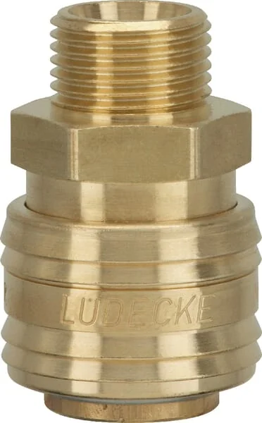 Luedecke - ES1815A - Luedecke Quick Coupling Male Thread M18 x 1.5 mm