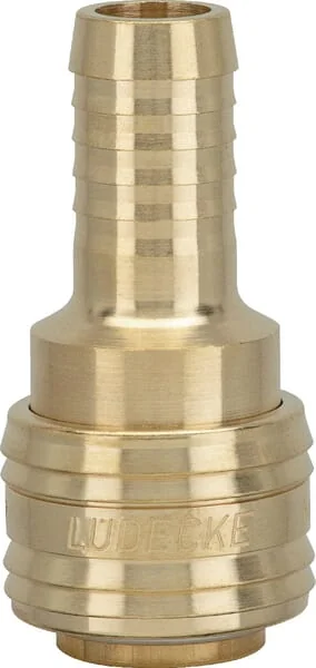 Luedecke - ES6TAB - Luedecke Quick Coupling Hose End 6mm