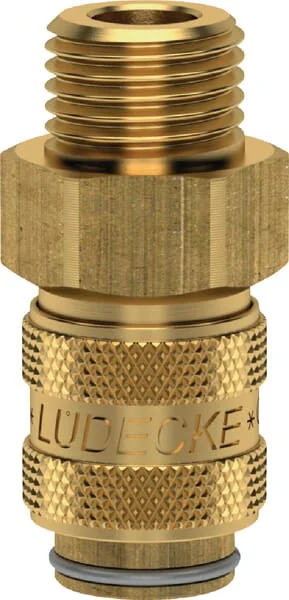 Lüdecke - ESM18A - Quick Release Coupling With 1/8" BSP Male Thread