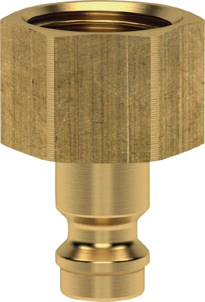 Lüdecke - ESM38NI - Male Connector With 3/8" BSP Female Thread