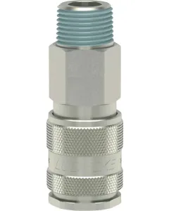 Luedecke - ESOI14A - Luedecke Quick Coupling Male Thread BSP 1/4"