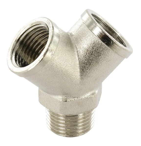 Lüdecke - YA21 - Y-Piece 1/2" M-F