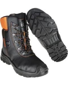 Lupriflex - 361650 - Chainsaw Boots Size 50/UK 50, Black/Orange, Eco Hunter Basic, Lupriflex