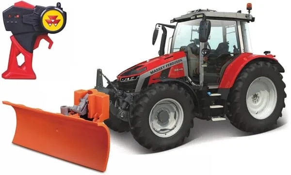 Maisto - MA82724 - Massey Ferguson 5SD.145 Tractor With Snow Plough 2.4GHZ