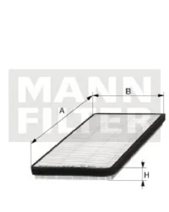 Mann Filter - CU3454 - IR Air Filter Element Flat