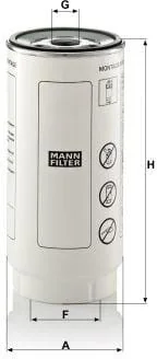 Mann Filter - PL6031X - Fuel Filter