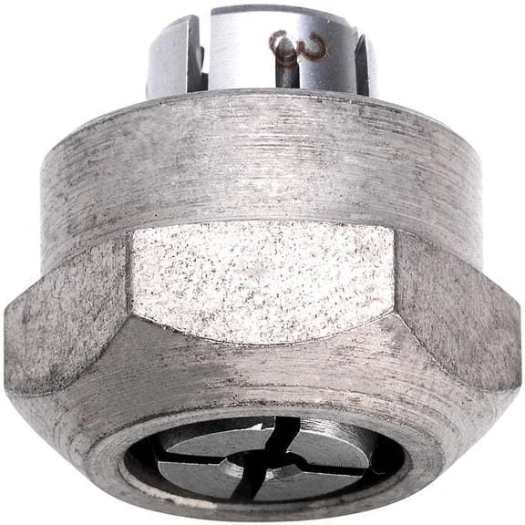 Metabo - 631945000 - Clamping Collet 6 MM With Clamping Nut (Hexagonal), OFE/GS